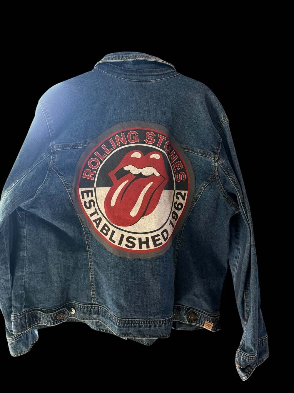 1 of 1 Vintage Rolling Stones denim jacket...